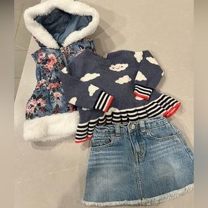 Baby Gap Little Lass Girl Bundle -  12 months